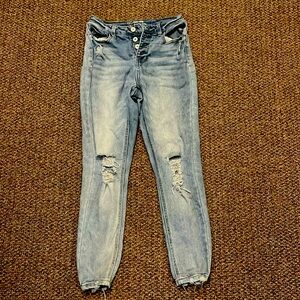 Light blue high rise skinny jeans from NOBO, size 5 and never worn